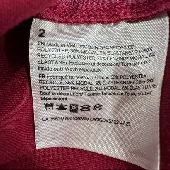 Lululemon Softstreme Turtleneck Pullover Pomegranate Pink W3GDVS Women's 2 - Picture 9 of 13